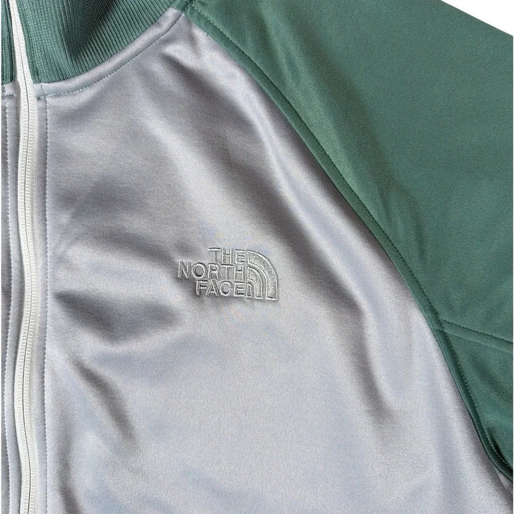 The North Face Takeback Track Jacket Men's XL Green Silver Full Zip NWT Athletic